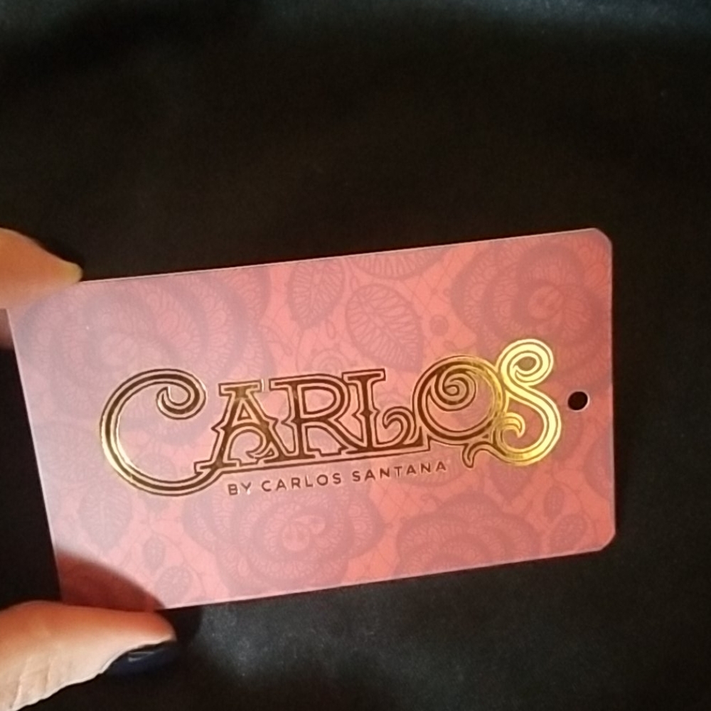 Carlos Santana veagan Leather clutch - Picture 10 of 11